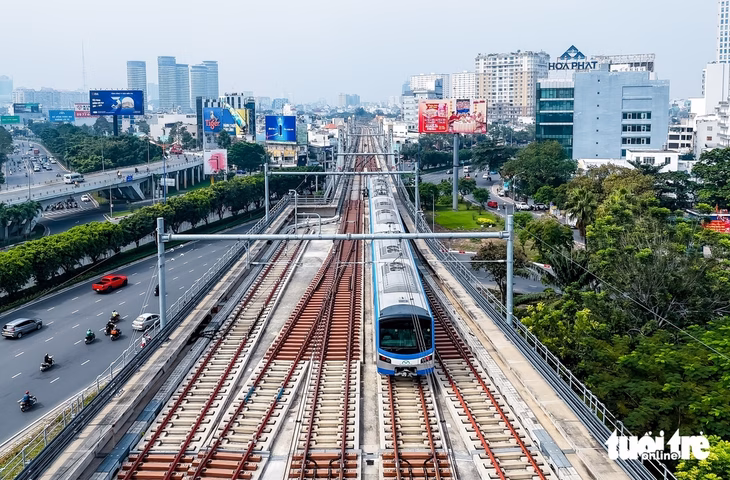 Đường sắt đô thị TP.HCM Đường sắt đô thị đang được triển khai tại TP.HCM