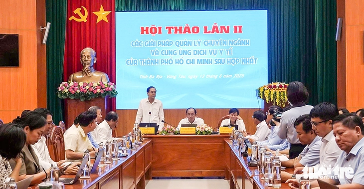 Hội thảo giữa Sở Y tế TP.HCM, Bình Dương và Bà Rịa - Vũng Tàu Quang cảnh hội thảo