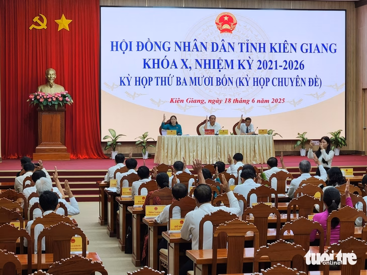 Kỳ họp chuyên đề của HĐND tỉnh Kiên Giang HĐND tỉnh Kiên Giang họp bàn về các dự án APEC 2027