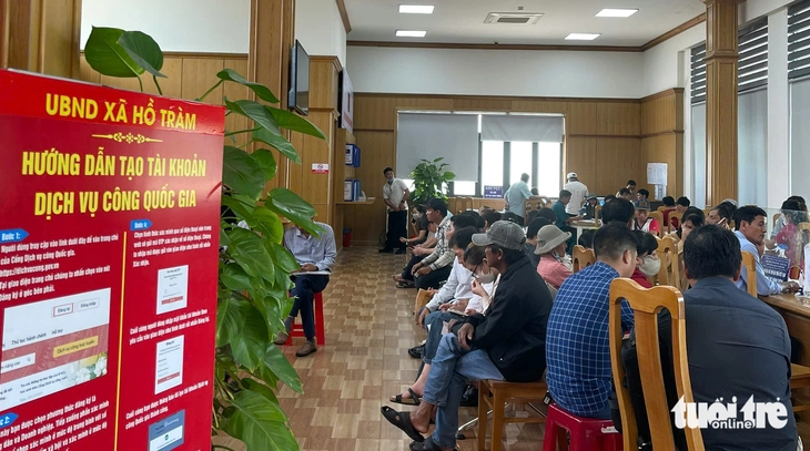 Trung tâm phục vụ hành chính công xã mới Hồ Tràm Trung tâm phục vụ hành chính công