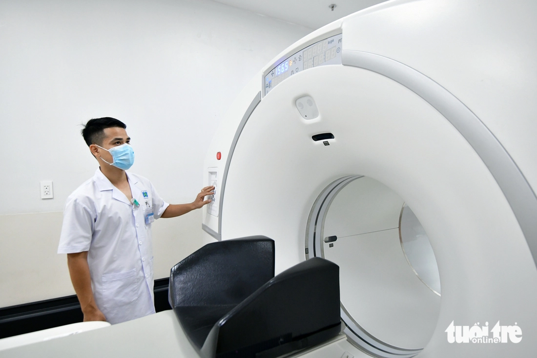 Hệ thống máy chụp PET/CT Hệ thống máy chụp PET/CT của Bệnh viện Ung bướu