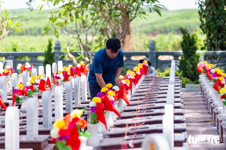 Nâng cấp không gian thiêng liêng tại Nghĩa trang liệt sĩ quốc gia Trường Sơn Cải tạo hồ chứa nước tạo không gian tĩnh lặng