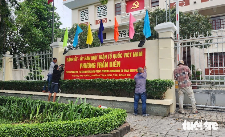 Trụ sở Thành ủy Biên Hòa nay là trụ sở Đảng ủy, Ủy ban Mặt trận Tổ quốc Việt Nam phường Trấn Biên