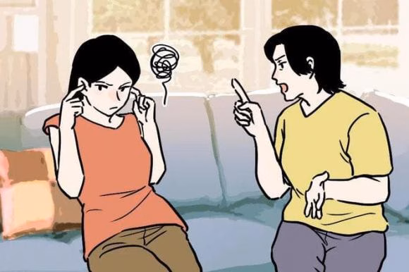 cha-me-day-con-3 2. Cảm xúc tiêu cực ảnh hưởng đến con cái