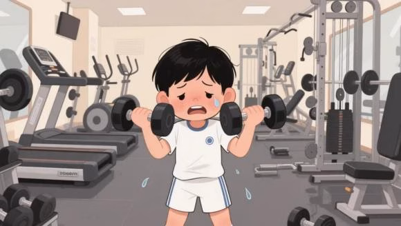 Tác hại của việc tập tạ cho trẻ