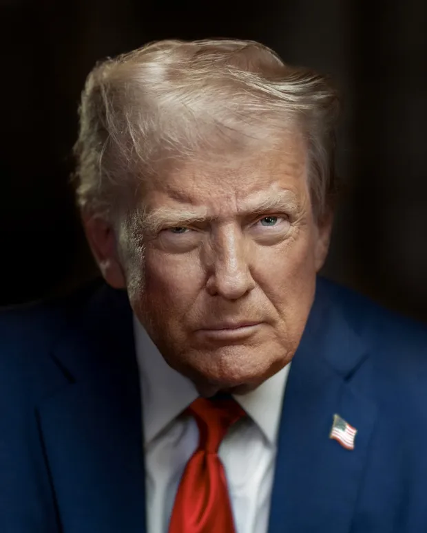 Ảnh chân dung mới của Tổng thống Mỹ Donald Trump được công bố hôm 2/6 Ảnh chân dung mới của Tổng thống Mỹ Donald Trump được công bố hôm 2/6