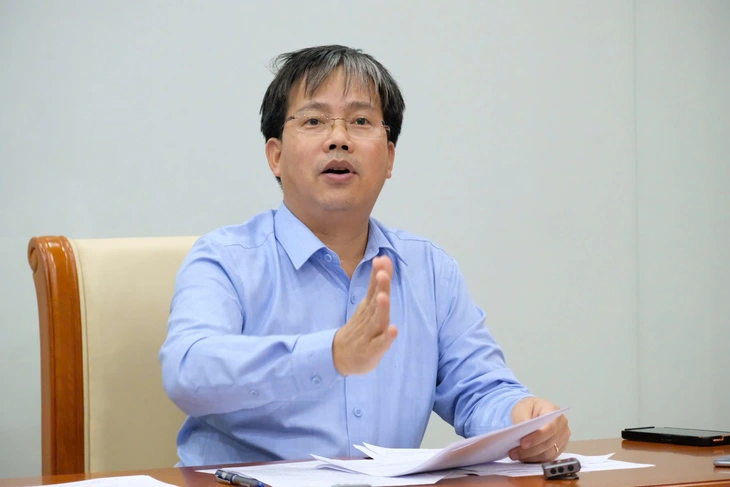 Ông Mai Văn Khiêm, giám đốc Trung tâm Dự báo khí tượng thủy văn quốc gia Ông Mai Văn Khiêm