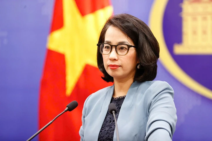 Người phát ngôn Bộ Ngoại giao Phạm Thu Hằng