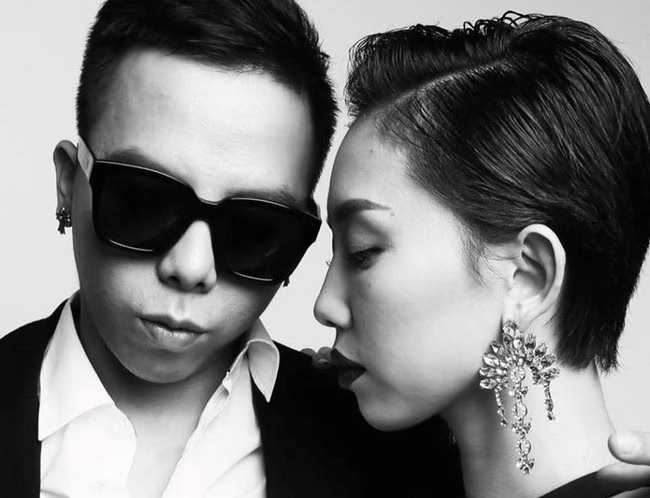 Tóc Tiên và chồng Hoàng Tourliver