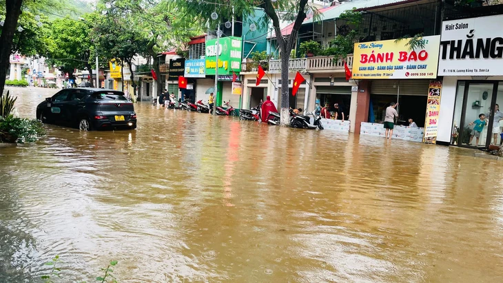 Ngập úng ở Sơn La Ngập úng ở Sơn La
