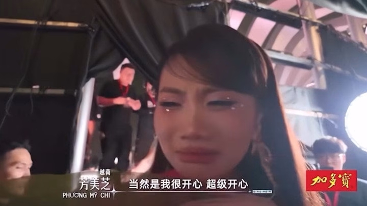Phương Mỹ Chi giành chiến thắng Phương Mỹ Chi xúc động