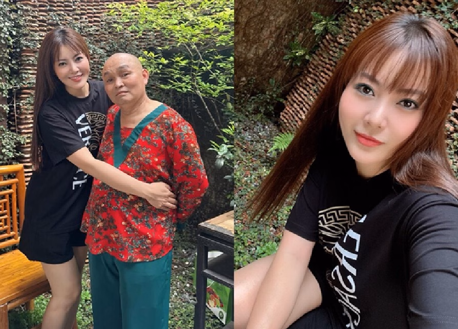 Diễn viên Thanh Hương và Xuân Hinh Diễn viên Thanh Hương và Xuân Hinh trên phim trường