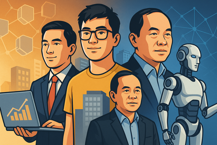 Thế hệ thứ hai nhà các tỉ phú Việt: Đầu tư công nghệ, khẳng định vị thế Thiếu gia nhà các tỉ phú Việt lộ diện ở công ty blockchain, ứng dụng người máy - Ảnh1.