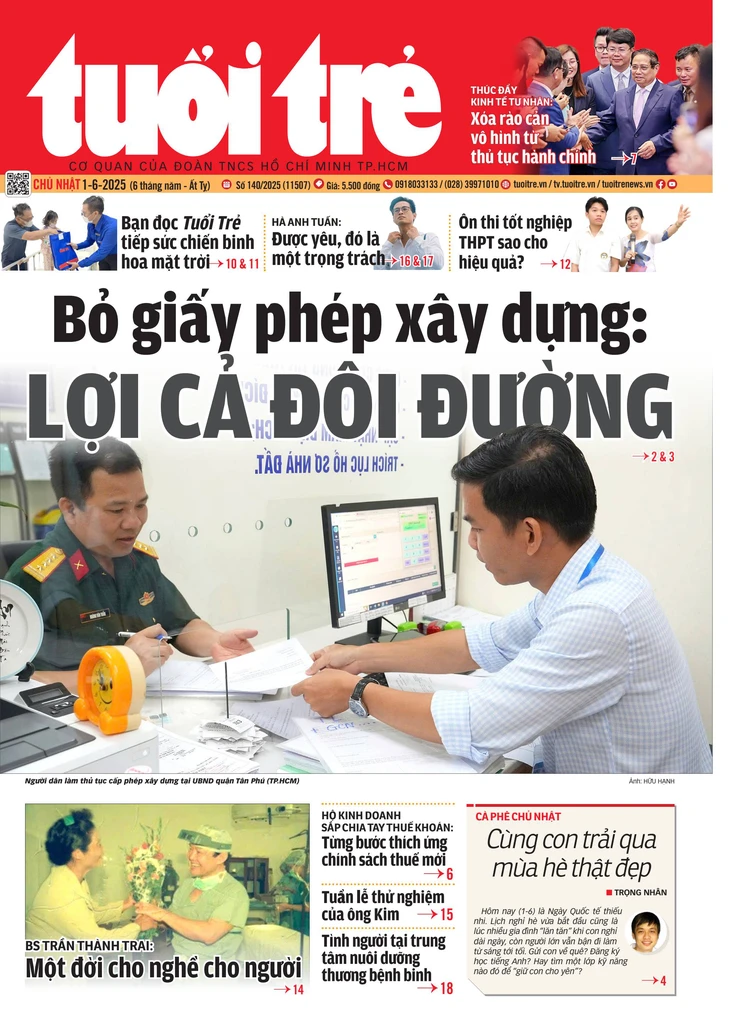 Giải pháp khi bỏ giấy phép xây dựng Tuổi Trẻ nhật báo đề xuất các giải pháp khi bỏ giấy phép xây dựng