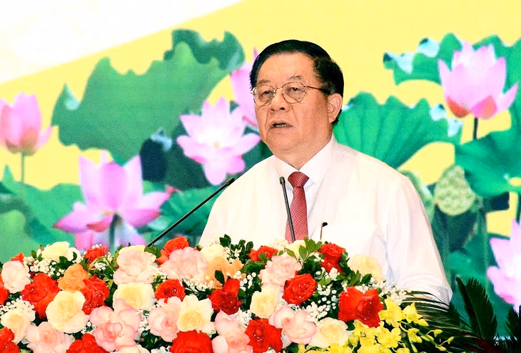 Trưởng Ban Tuyên giáo và Dân vận Trung ương Nguyễn Trọng Nghĩa phát biểu