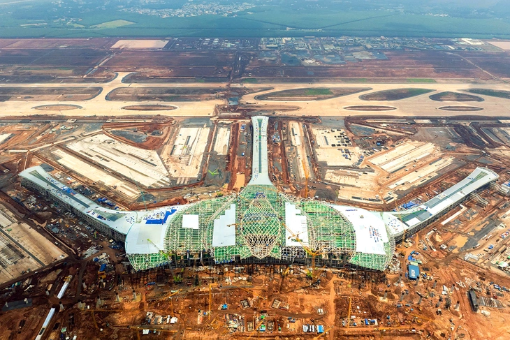 Toàn cảnh đại công trường sân bay Long Thành