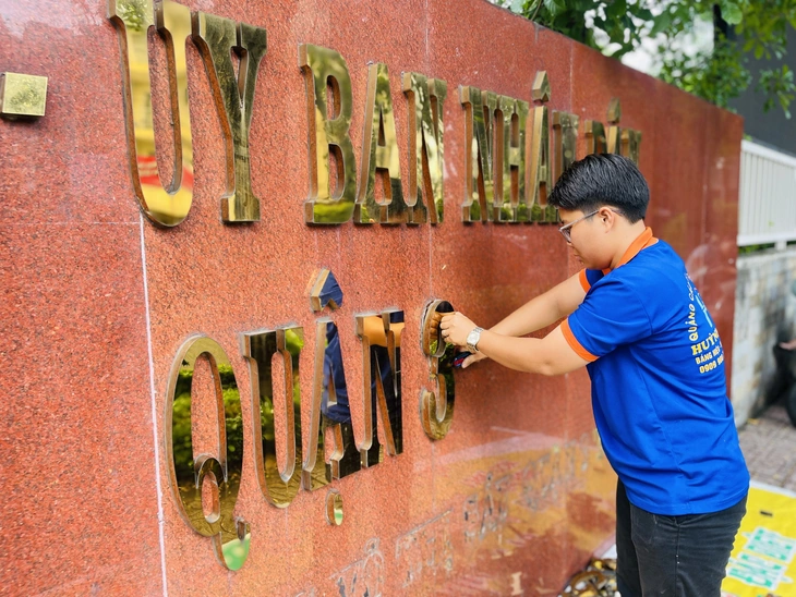 Quận 3 Đổi Mới: Các Phường Mới Bắt Đầu Gắn Bảng Tên tên phường mới - Ảnh1