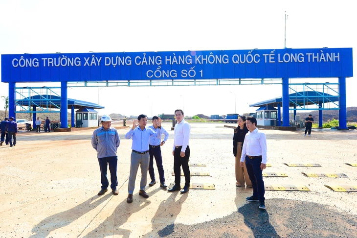 Công trường xây dựng Cảng hàng không quốc tế Long Thành