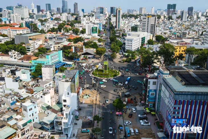 Mặt bằng khu vực vòng xoay công trường Dân Chủ cho metro số 2 Mặt bằng khu vực vòng xoay công trường Dân Chủ cho metro số 2