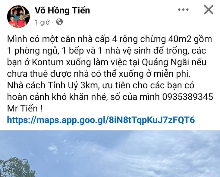 Người dân Quảng Ngãi hỗ trợ nhà ở miễn phí cho cán bộ Kon Tum Người dân Quảng Ngãi hỗ trợ nhà ở miễn phí cho cán bộ Kon Tum