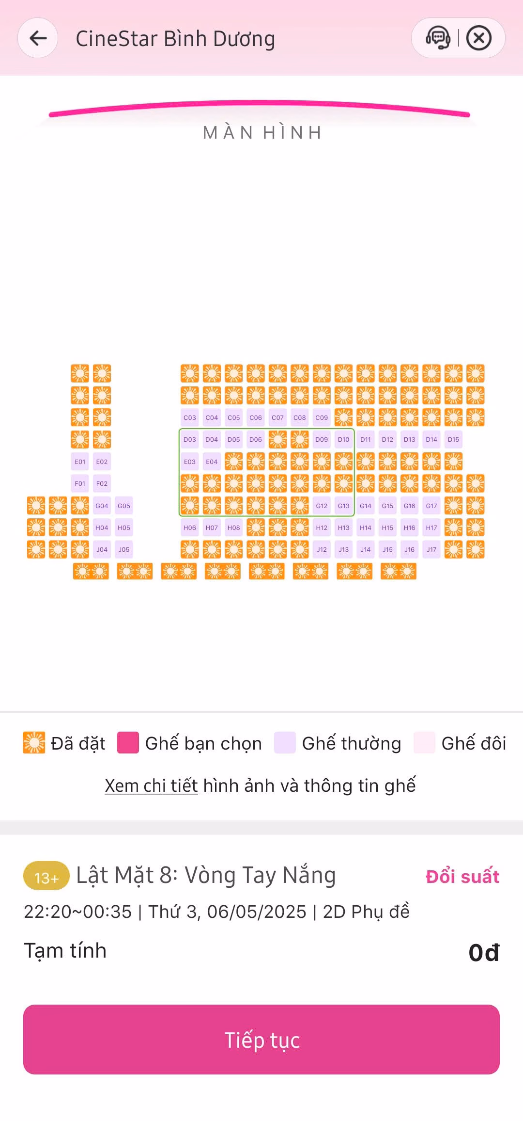 Suất chiếu phim