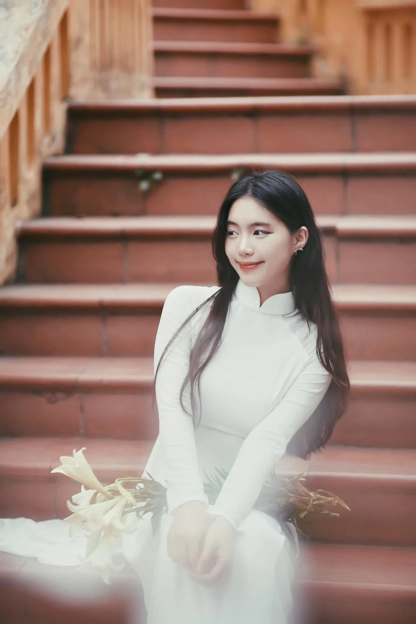 Trần Ngọc Châu Anh trên sàn catwalk