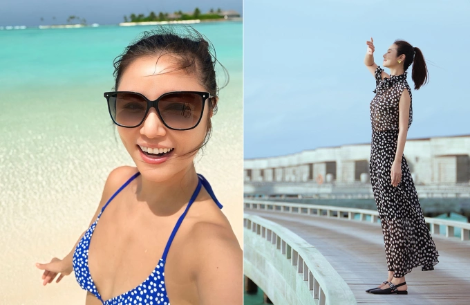 Lâm Tâm Như trong chuyến công tác
