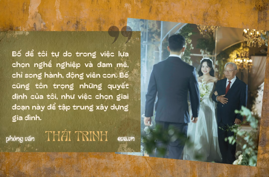 Thái Trinh tự hào kể chuyện thời chiến của cha XEM VIDEO: Khoảnh khắc Thái Trinh đàn hát bên bố đầy bình yên.