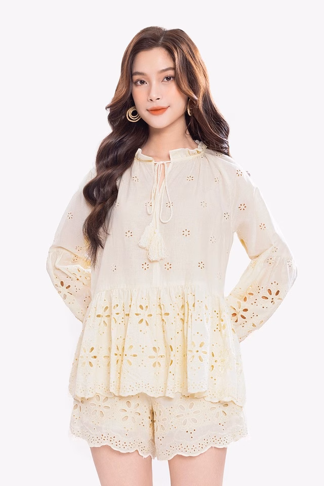 Tôn dáng với áo babydoll Áo babydoll cho vóc người nhỏ nhắn