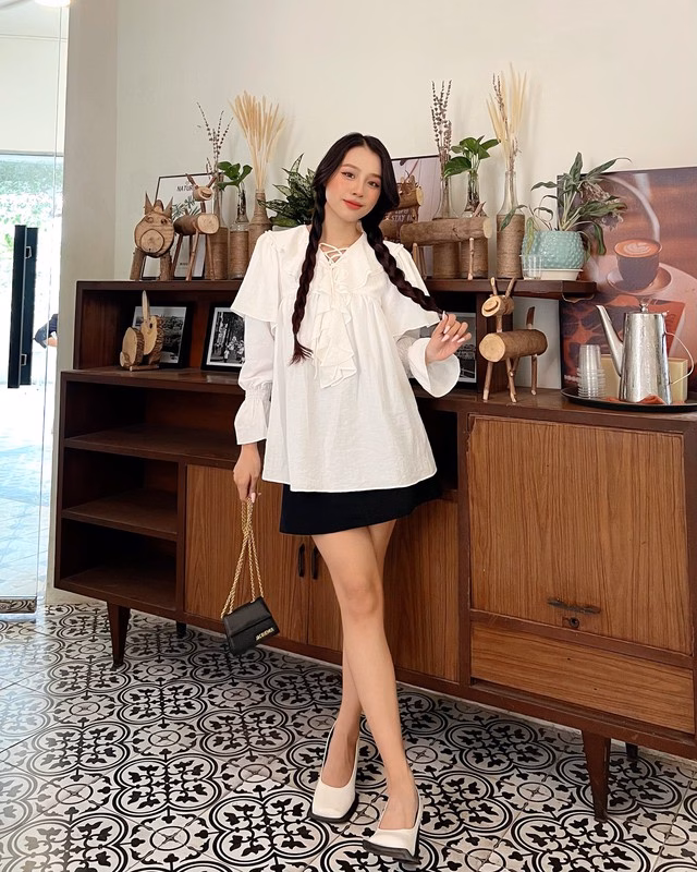 Chất liệu nhẹ nhàng cho áo babydoll Áo babydoll với chất liệu nhẹ nhàng
