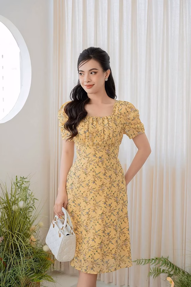 Thiết kế váy hoa nhí