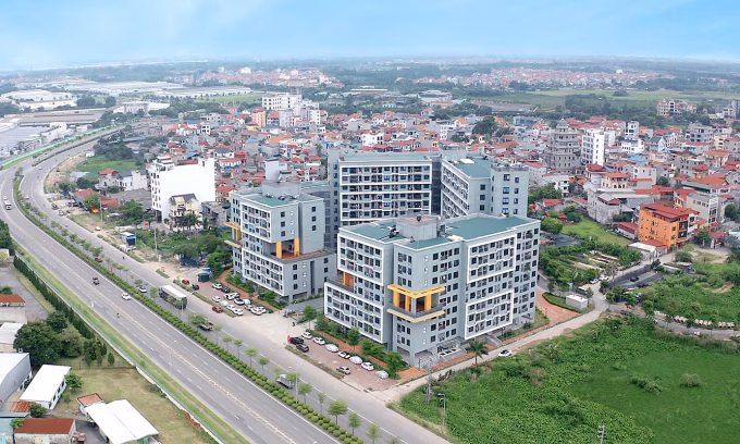 Khu nhà xã hội Thăng Long Green City Khu nhà xã hội tại ô đất CT4 thuộc dự án Thăng Long Green City