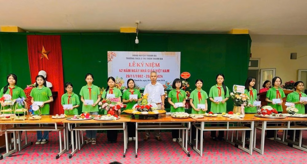 Trường THCS2 thị trấn Thanh Ba chú trọng tổ chức các hoạt động ngoại khóa cho học sinh. Trường THCS2 thị trấn Thanh Ba chú trọng tổ chức các hoạt động ngoại khóa cho học sinh.