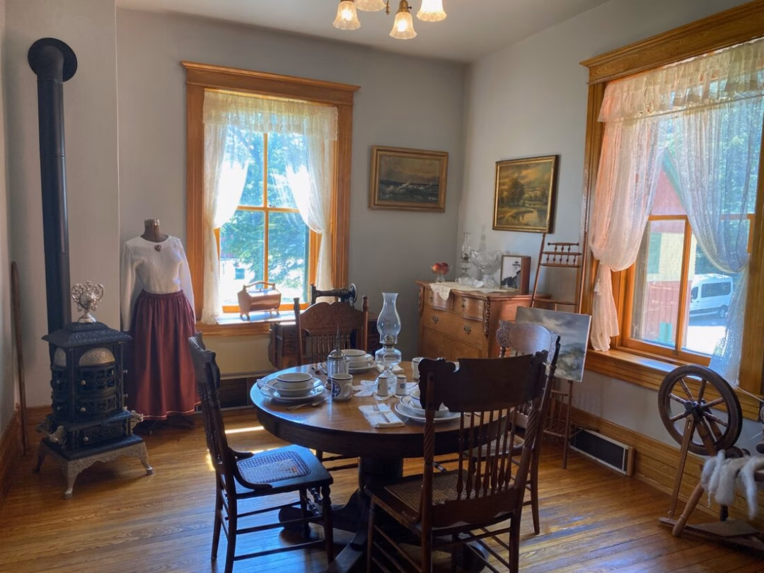 News Photo by Darby Hinkley The dining room in the keeper's house at Forty Mile Point Lighthouse is seen in this photo taken July 8.