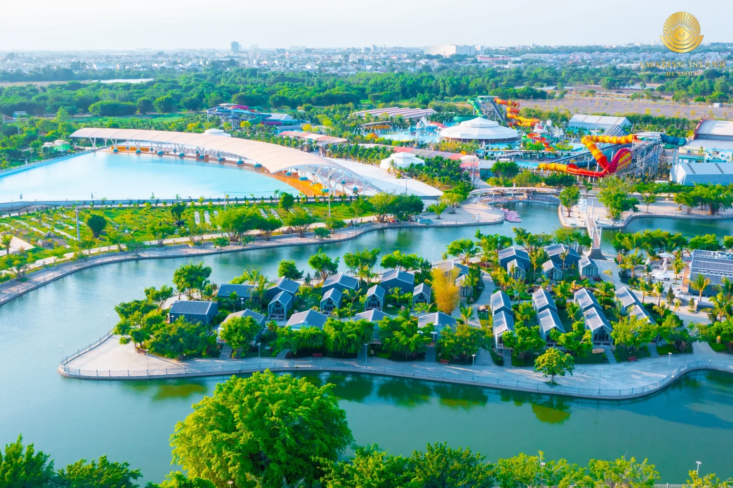 Khu du lịch Sơn Tiên – Điểm đến mới với công viên nước và trò chơi hiện đại Amazing Island Resort