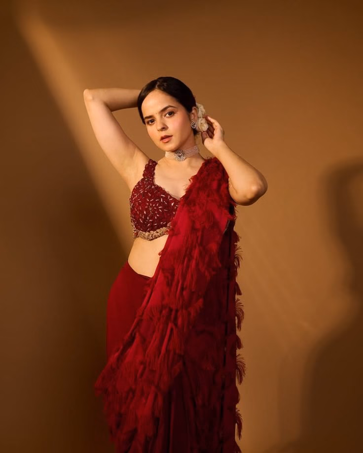 Sao Bollywood khoe dáng tuyệt đẹp tại sự kiện thảm đỏ TMKOC's Munmun Dutta, Sunayana Fozdar & Palak Sindhwani Blossom In Ethnic Looks With Floral Hairstyles 957333