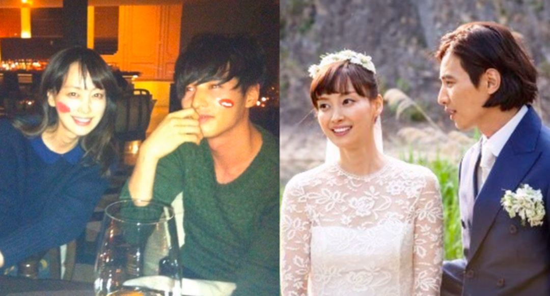 Won Bin và Lee Na Young từng bí mật tổ chức hôn lễ vào năm 2015 (Ảnh: Naver).