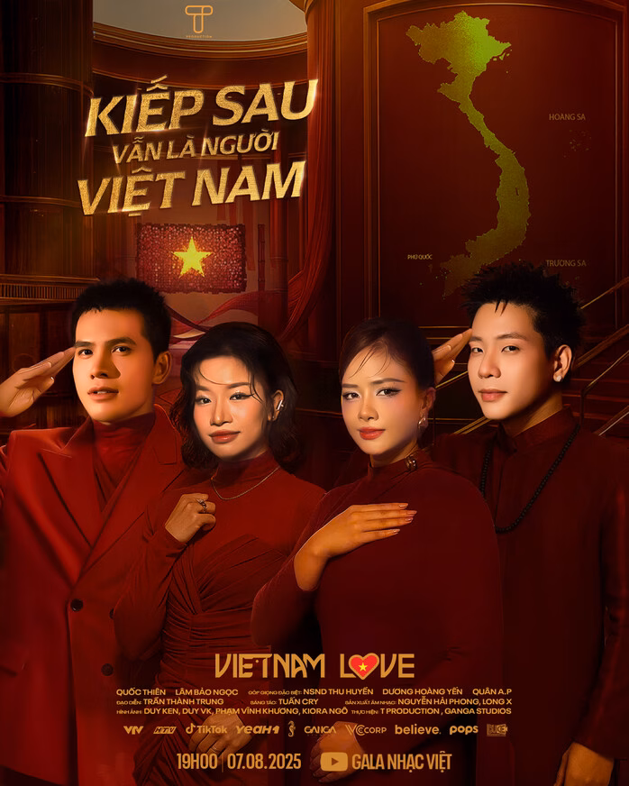 4 Nghệ Sĩ Hát Cùng: Kiếp Sau Vẫn Là Người Việt Nam Ca sĩ Lâm Bảo Ngọc của "Em xinh say hi"