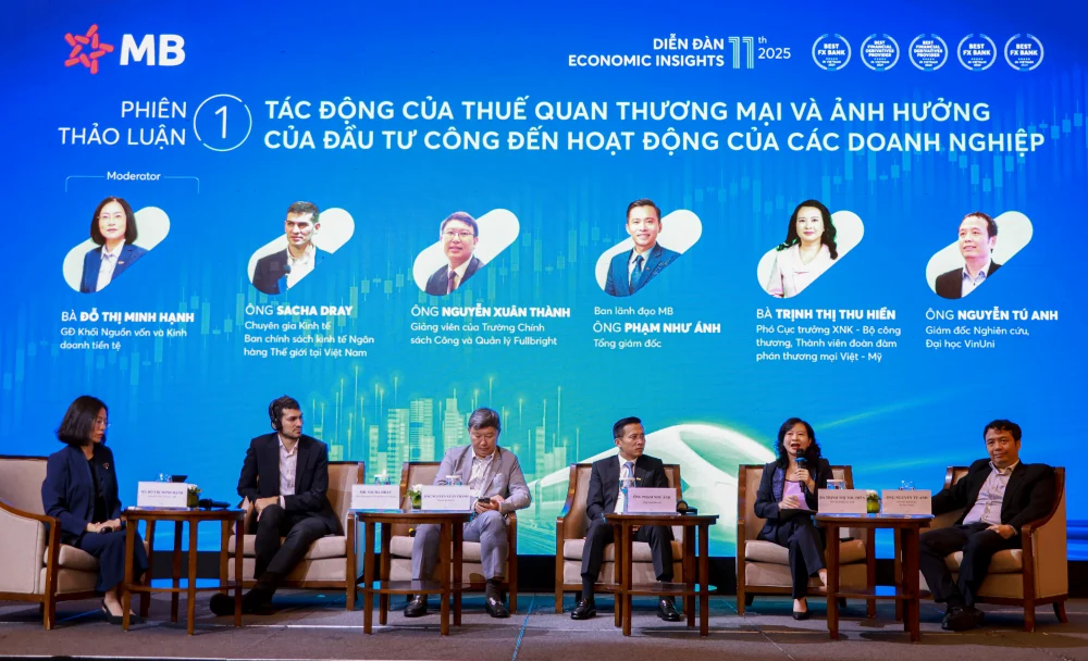Ngày 7/11/2025, tại Hà Nội, Ngân hàng TMCP Quân đội (MB) tổ chức Diễn đàn MB Economic Insights 2025 với