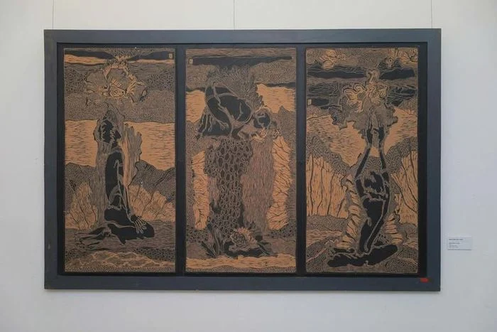 C&aacute;c t&aacute;c phẩm trưng b&agrave;y tại Bảo t&agrave;ng Mỹ thuật Việt Nam