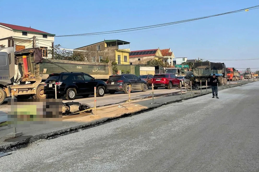 Hiện trường vụ tai nạn trên Quốc lộ 46 Hiện trường vụ tai nạn giao thông trên Quốc lộ 46, Nghệ An