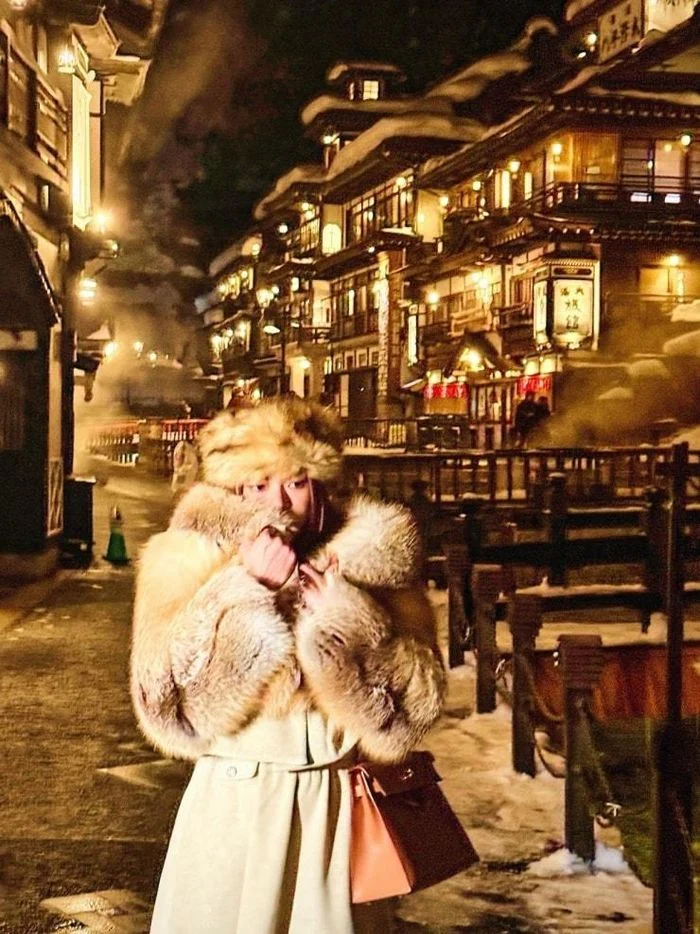 M&ugrave;a đ&ocirc;ng tại Ginzan Onsen