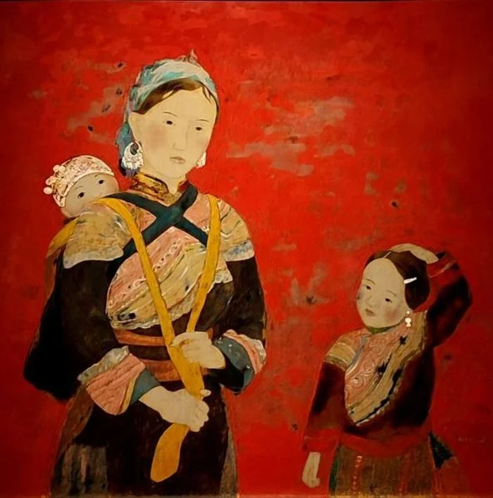 Tác phẩm sơn mài Tác phẩm sơn mài của Nguyễn Thị Quế