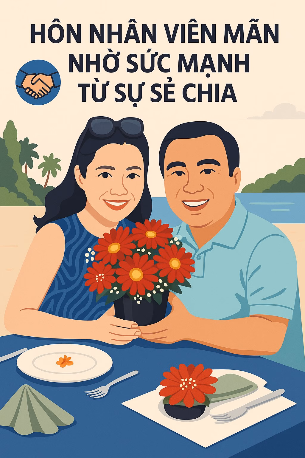 NSƯT Phó Chủ tịch và chuyện tình lãng mạn với nữ doanh nhân xinh đẹp Nói về thành công của mình, Quyền Linh luôn khẳng định nhờ có vợ là hậu phương vững chắc phía sau". Không chỉ là doanh nhân thành đạt, Dạ Thảo còn là người phụ nữ của gia đình: Tự tay thiết kế tổ ấm, chăm sóc mẹ chồng, nuôi dạy con khéo léo, tạo hậu phương bền vững để chồng toàn tâm cho các hoạt động nghệ thuật và thiện nguyện.