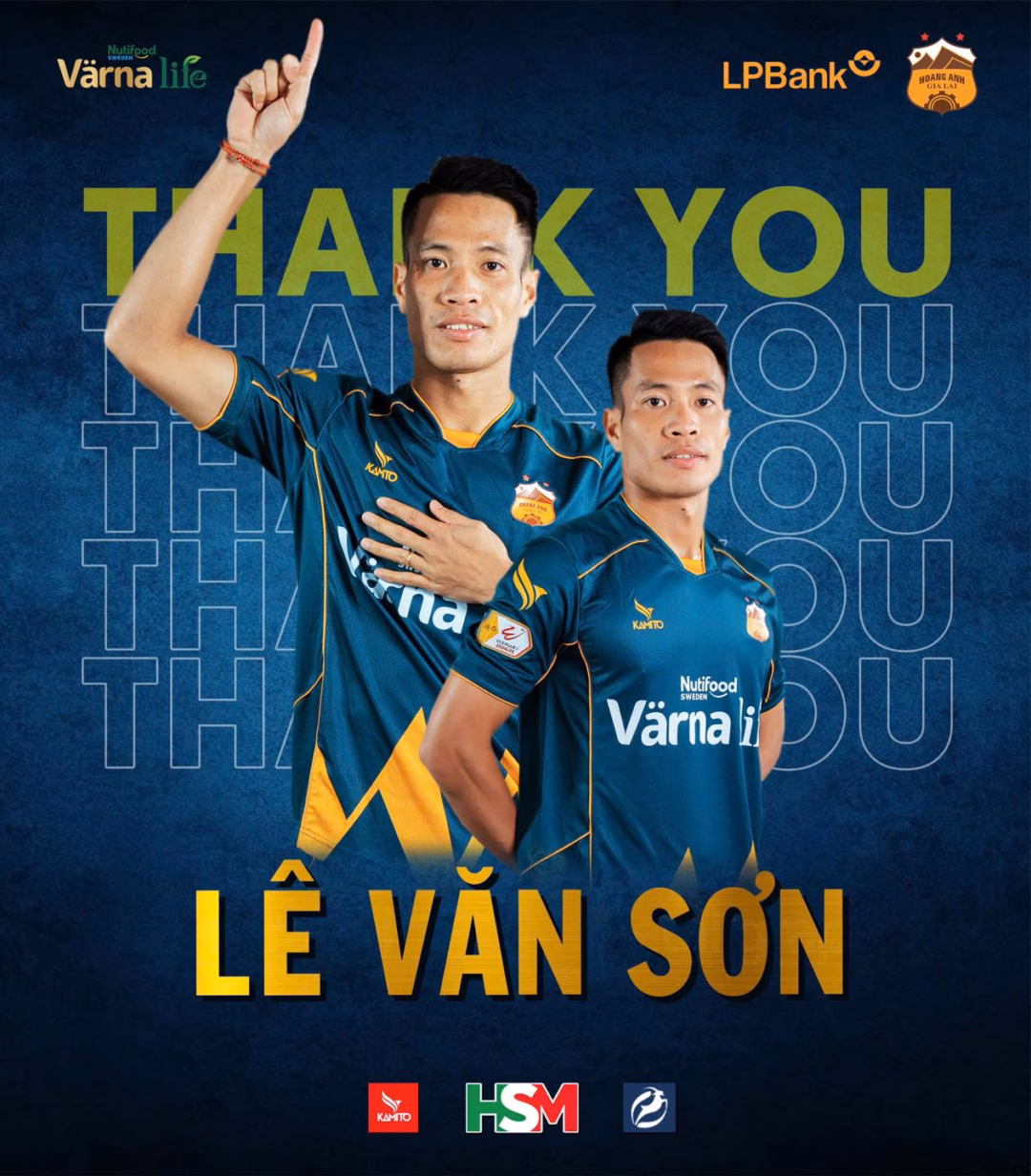 Tin chuyển nhượng: HAGL chia tay 2 ngôi sao, Chelsea thanh lý lực lượng Lê Văn Sơn. Ảnh: HAGL FC.