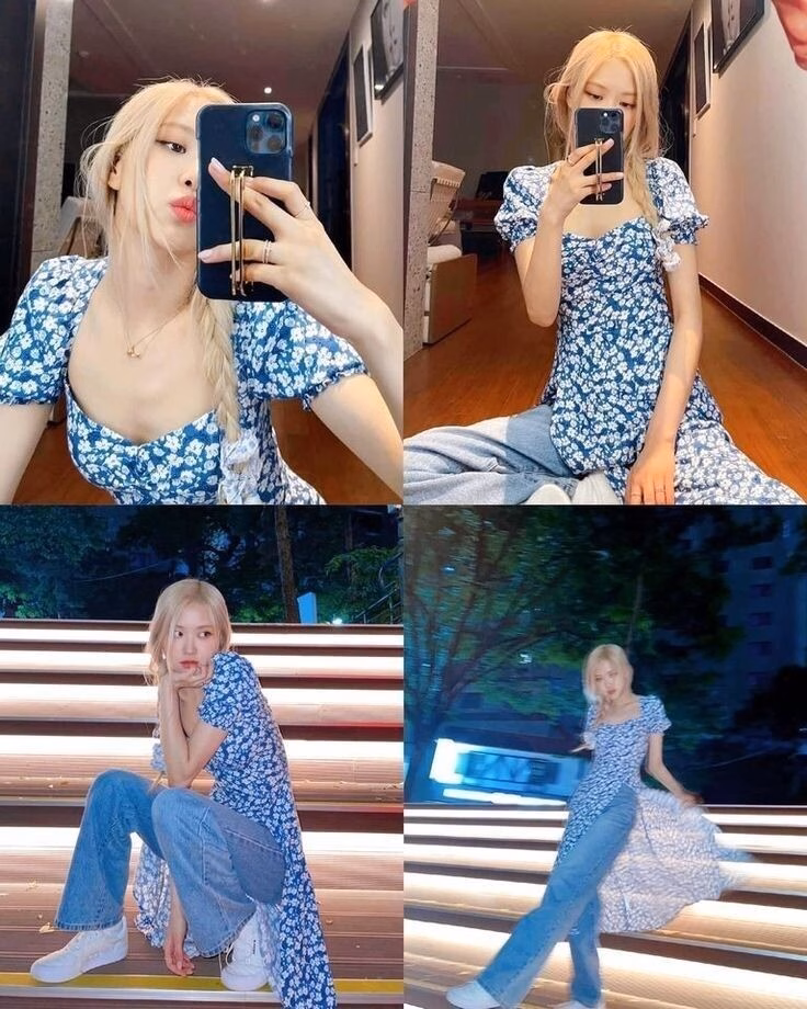 Rosé diện váy hoa chưa một lần bị chê 