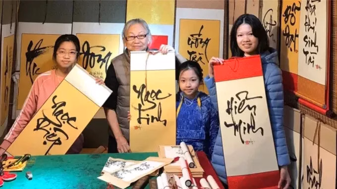 Triển lãm thư pháp Nét Việt như lụa mở cửa tại TPHCM