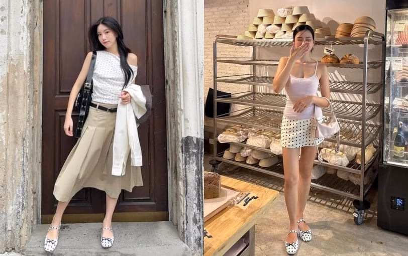 Xu hướng chấm bi retro trở lại: Cách phối đồ để thêm nữ tính và thoáng mát hè 2025