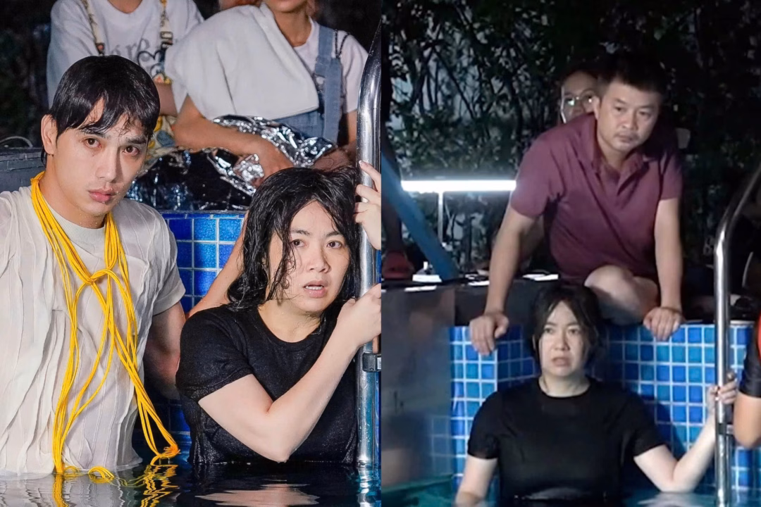 Lóa màn với cảnh quay dưới hồ nước sâu 2,5m trong ‘Chị ngã em nâng’