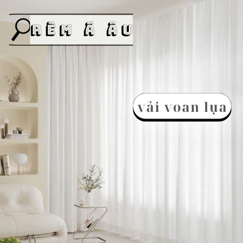 Làm thế nào để chọn rèm voan trắng lụa phù hợp cho phòng khách và phòng ngủ của bạn?
